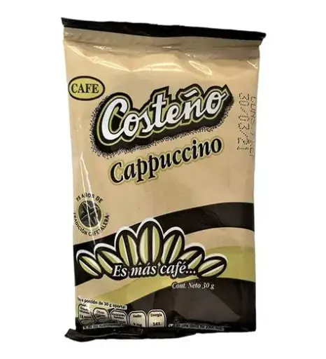CAFE CAPPUCCINO COSTEÑO SOBRE 20/20/30 GR.