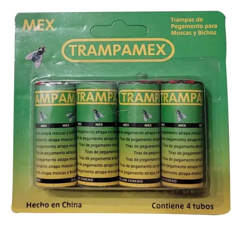 CAZA MOSCAS ATRAPAMEX TIRA 4 PZAS.