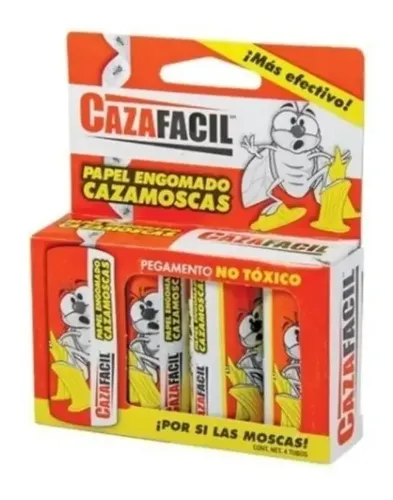 CAZA MOSCAS TIRAS PARA LAS MOSCAS 24/4 PZAS.
