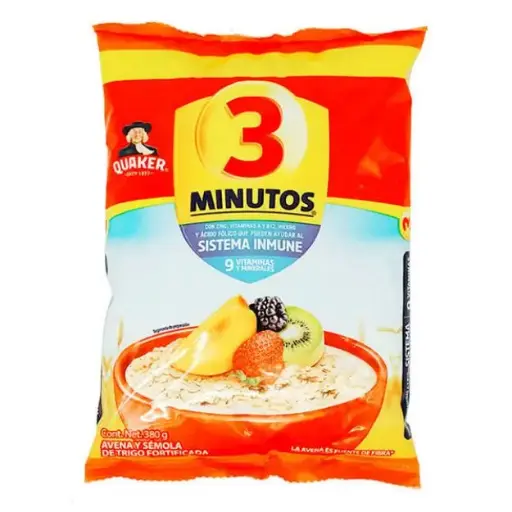 AVENA 3 MINUTOS BOLSA 36/380 GR.