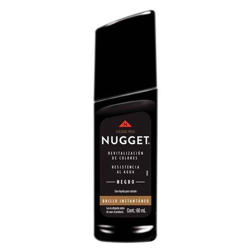 CERA LIQ. NUGGET NEGRO 60 ML.