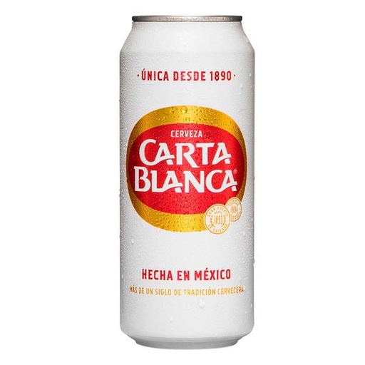CERVEZA CARTA BLANCA 473 ML.