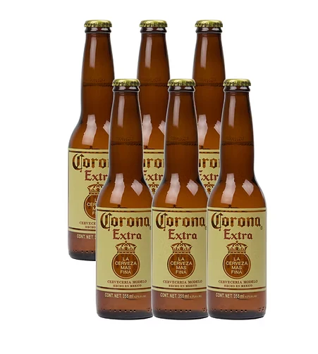CERVEZA CORONA AMBAR BOTELLA 24/355 ML.