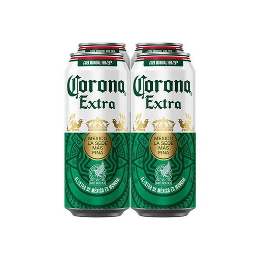 CERVEZA CORONA EXTRA LATON 24/473 ML.