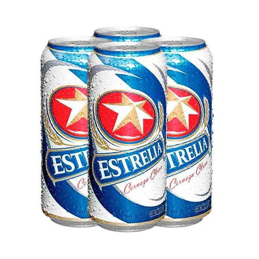 CERVEZA ESTRELLA LATON 473 ML.