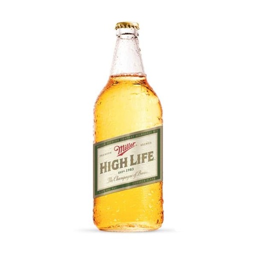 CERVEZA MILLER HIGHLIFE 940 ML.
