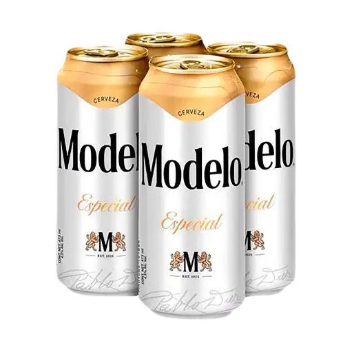 CERVEZA MODELO ESPECIAL LATON 473 ML.