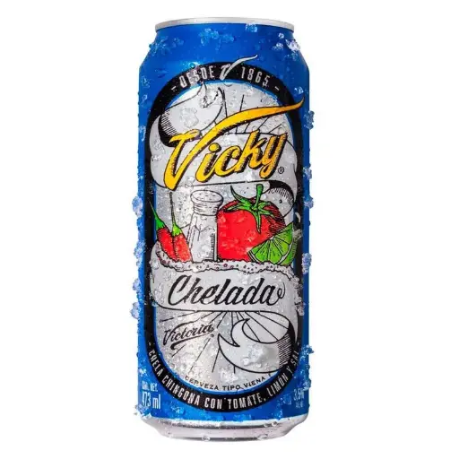 CERVEZA VICKY CHELADA 473 ML.