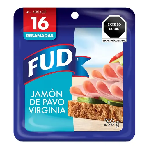 CF. JAMON FUD VIRGINIA PAVO 290 GR.
