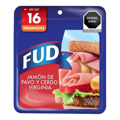 CF. JAMON VIRGINIA PAVO Y CERDO 290 GR.