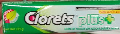 CHIC. CLORETS PLUS SIN AZUCAR 20/5 PZAS.