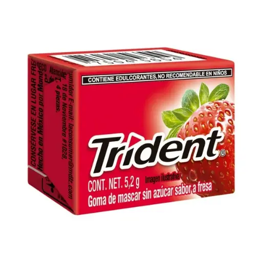 CHIC. TRIDENT FRESA 4 PZAS.