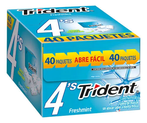 CHIC. TRIDENT FRESHMINT 40 PZAS.