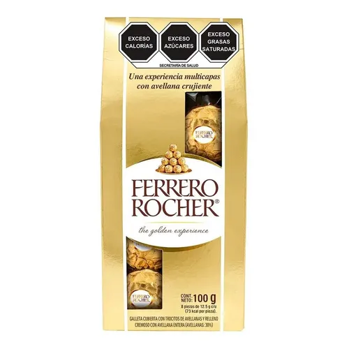 CHOC. FERRERO ROCHER 100 GR. 6/8 PZAS.