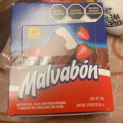 CHOC. MALVABON FRESA 24/264 GR.