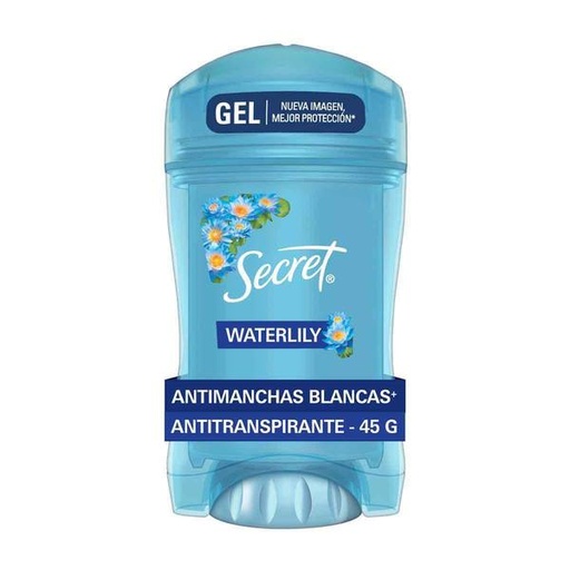 DESO. SECRET GEL FRESH WATERLILY 12/45 GR.