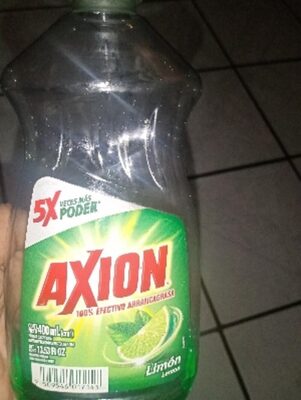 DET. LIQ. AXION LIMON 400ML/400 ML.