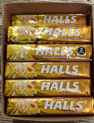 DUL. HALLS LIMON MIEL