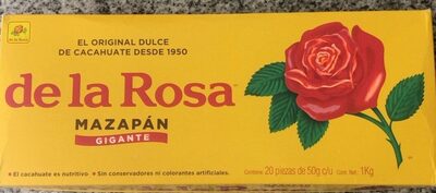 DUL. MAZAPAN LA ROSA GIGANTE 16/20 PZAS.