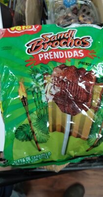 DUL. PALETAS SANDI BROCHAS PRENDIDAS 24/40/16 GR.