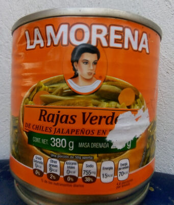 ENL. CHILES RAJAS LA MORENA 24/380 GR.