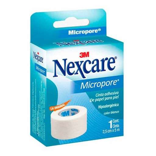 FARM. CINTA MICROPOR BLANCA NEXCARE 3 MT.