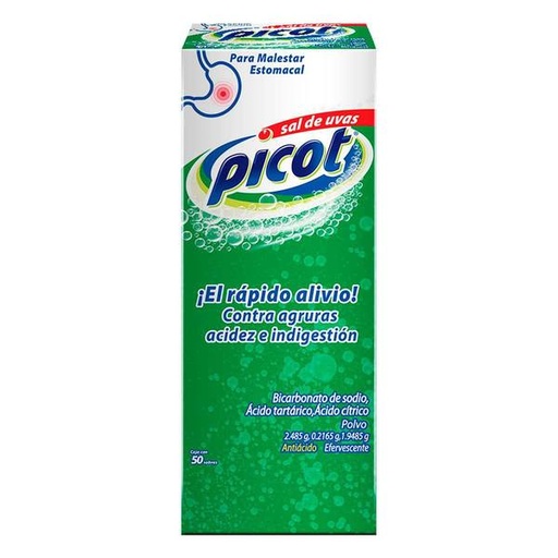 FARM. PASTILLA SAL DE UVAS PICOT 50/50 PZAS.