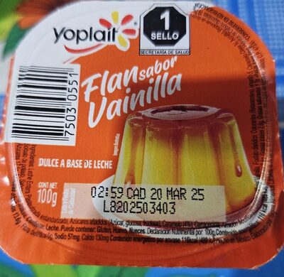 FLAN YOPLAIT VAINILLA 100 GR.