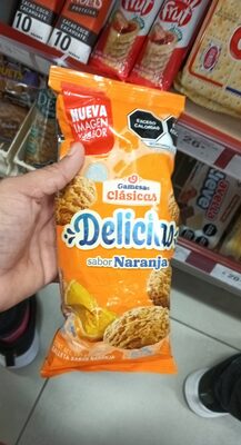 GALL. GAMESA DELICIAS NARANJA 153 GR.