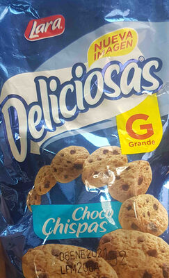 GALL. LARA DELICIOSAS CHOCO CHISPAS 130 GR.