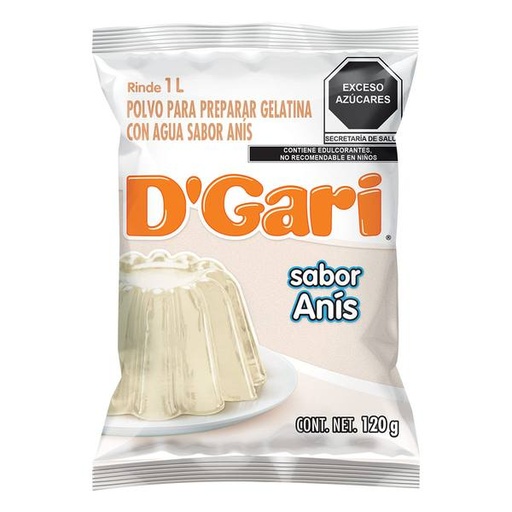 GELATINA GARI ANIS 50/120 GR.