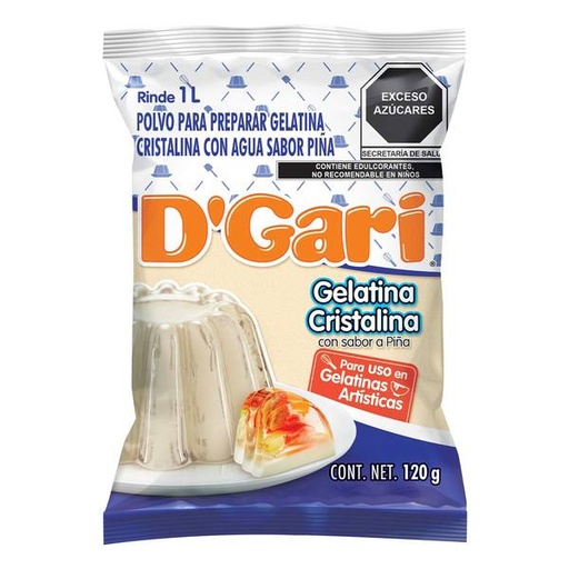 GELATINA GARI CRISTALINA 50/120 GR.