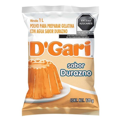 GELATINA GARI DURAZNO 50/120 GR.