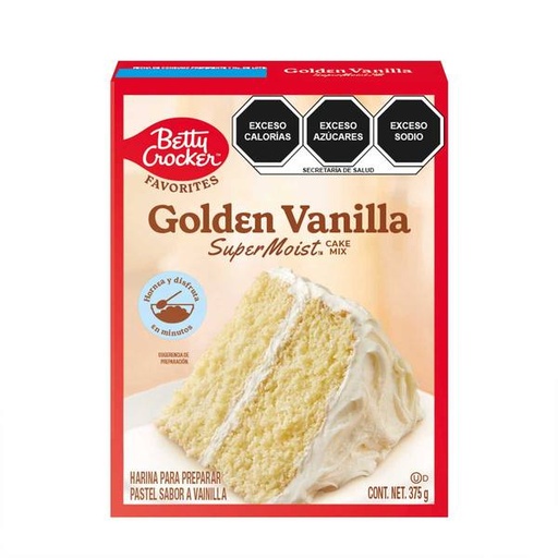 HARINA PASTEL BETTY C GOLDEN VAINILLA 12/375G