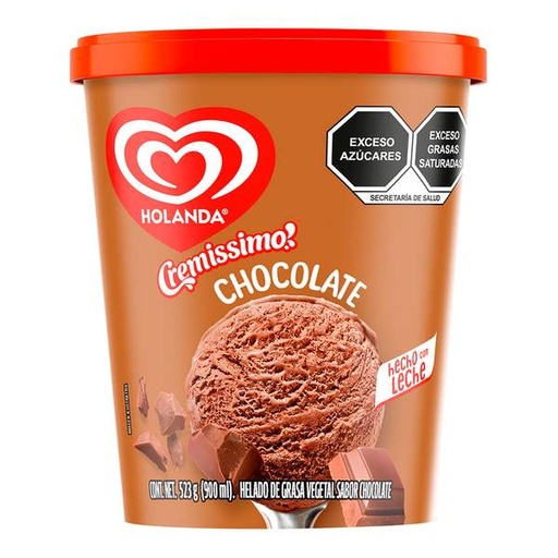 HEL. HOLANDA CHOCO CREMA CHOCOLATE 78 ML.
