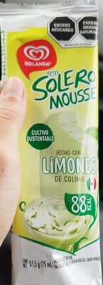 HEL. HOLANDA SOLERO MOUSSE LIMON 75 ML.
