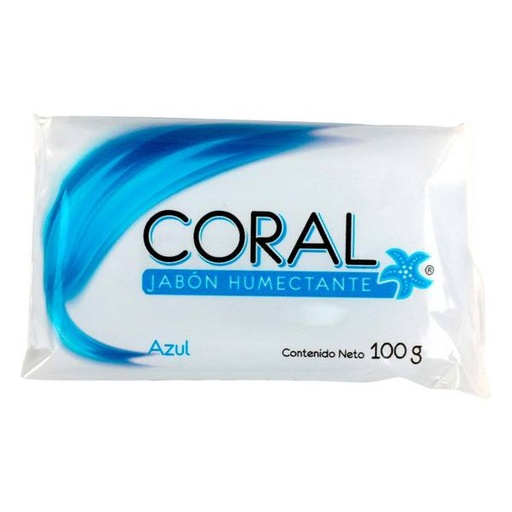 JABON CORAL AZUL 100 GR.