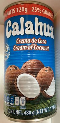 LACT. CREMA DE COCO CALAHUA 24/432 ML.