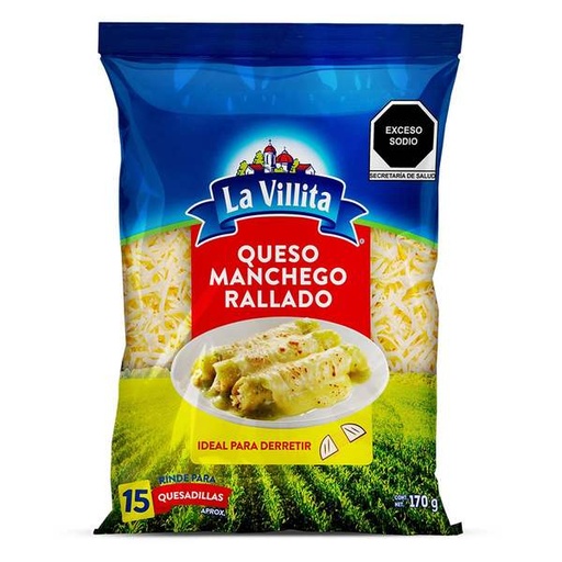 LACT. QUESO MANCHEGO RALLADO 170 GR.