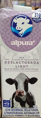 LECHE ALPURA DESLACTOSA LIGHT 12/1 LT.