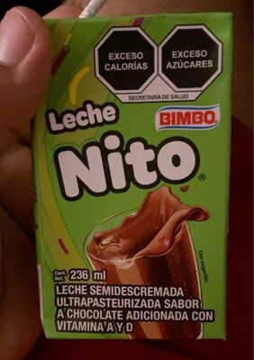 LECHE BIMBO NITO CHOCOLATE 236 ML.