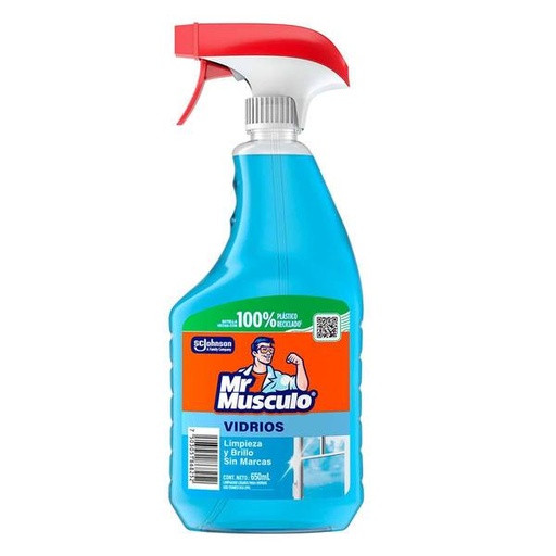 LIMP. MR MUSCULO VIDRIOS 12/650 ML.