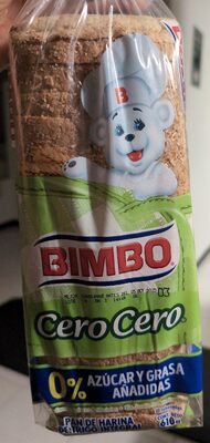 PAN BIMBO CERO CERO AZUCAR