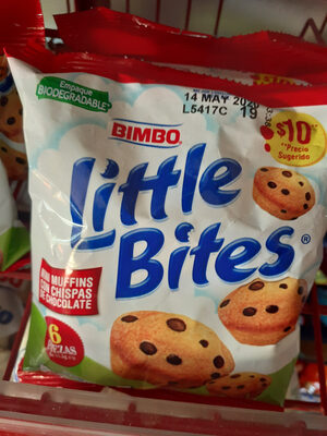 PAN BIMBO LITTLE BITES VAINILLA CHOCOLATE 69 GR.