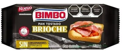 PAN BIMBO TOSTADO BRIOCHE 210 GR.