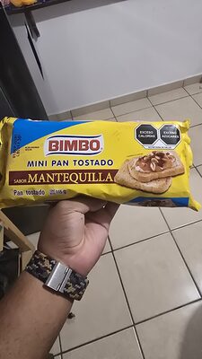 PAN BIMBO TOSTADO MINI MATEQUILLA 115 GR.