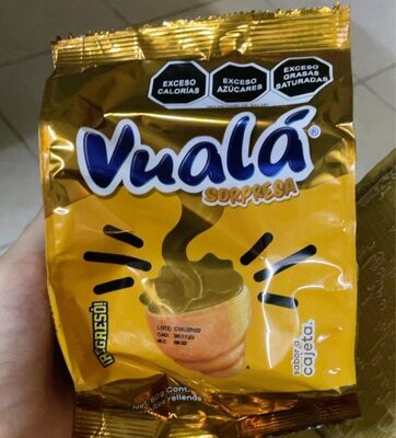 VUALA SORPRESA SABORES CAJETA 60  GR 