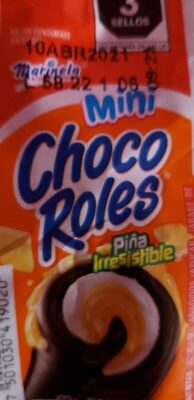 PAN MARINELA CHOCOROLES MINI PIÑA 28 GR.
