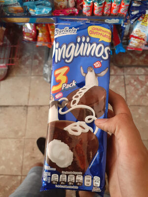 PAN MARINELA PINGUINOS 3 PZAS. 120 GR.