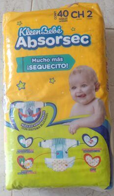 PAÑAL ABSORSEC CHICO 4/40 PZAS.